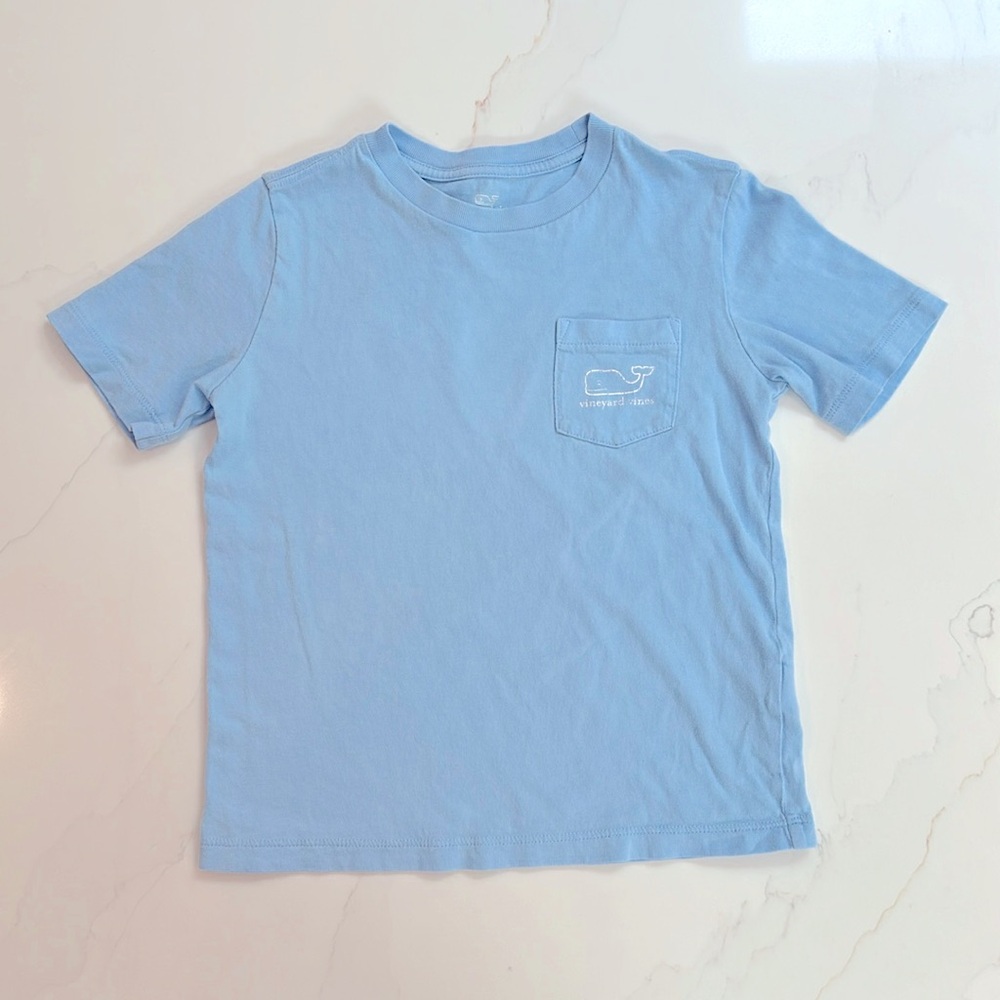 Vineyard Vines Pocket tee blue size 6
